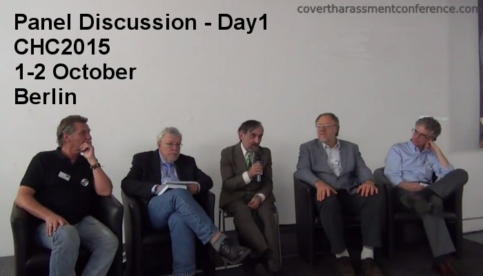 Panel Discussion Covert Harassment Conference 2015 - Day1