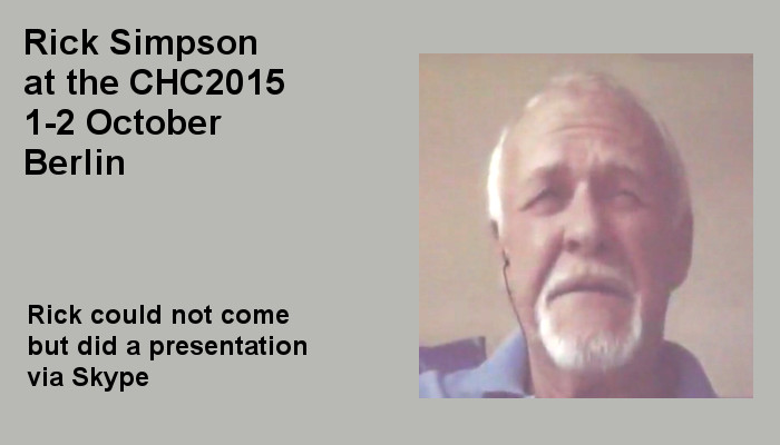 Rick Simpson at the Covert Harassment Conference 2015, 1-2 October, Berlin